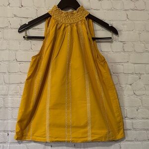 Yellow Sleeveless Women's Top